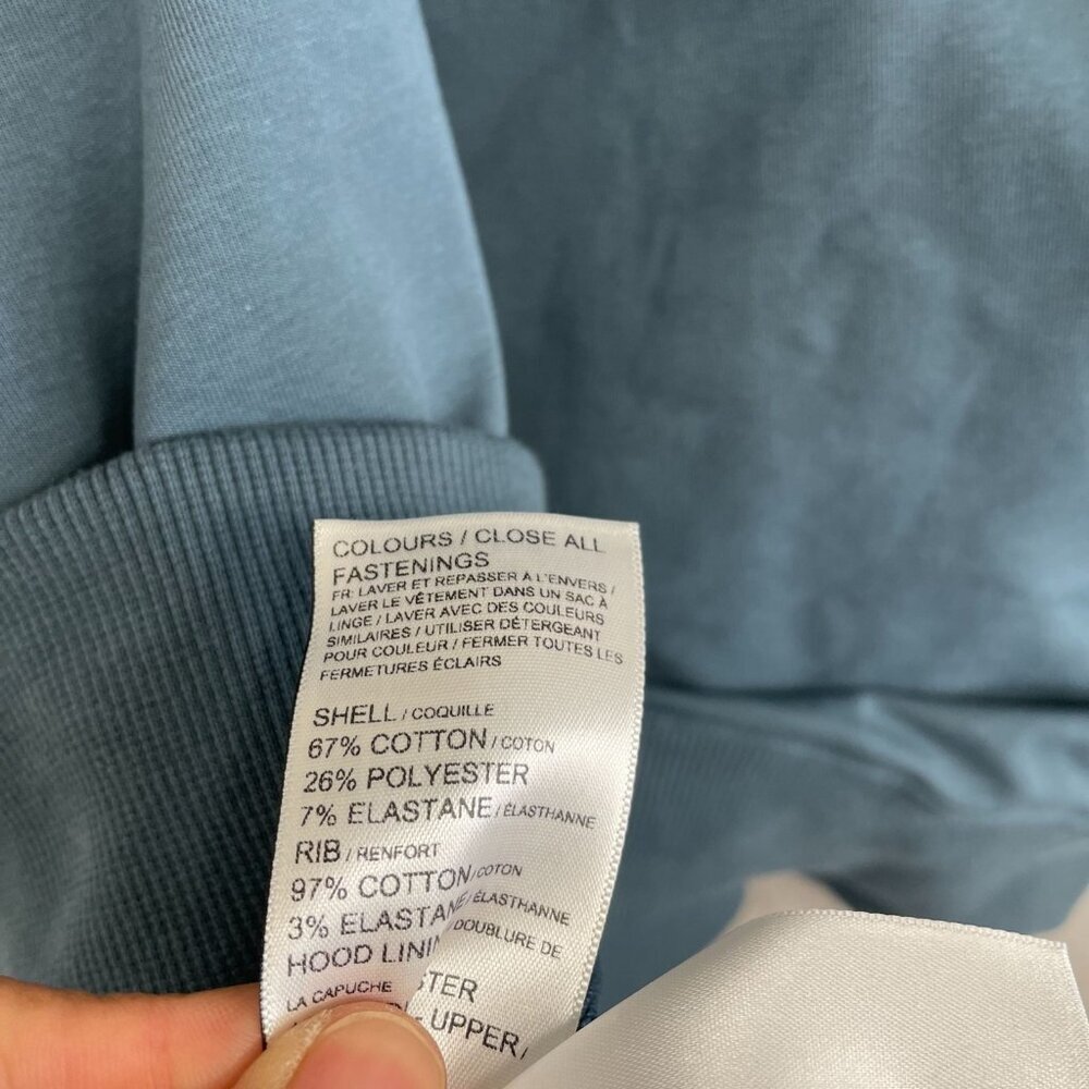 NEW Puma Men's XXL Zip-Up Hoodie Blue Cotton Blend - Picture 6 of 9